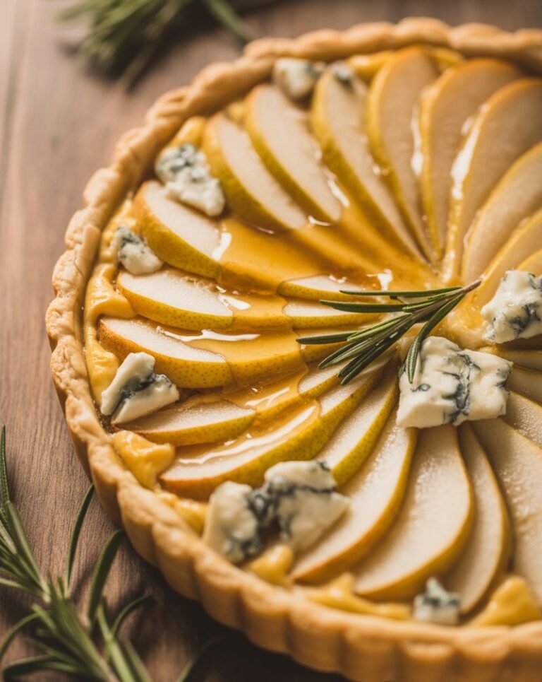 Pear and Blue Cheese Tart