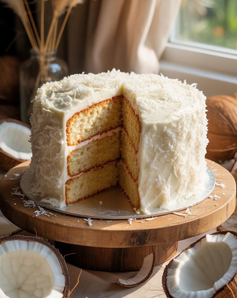 Perfect Coconut Cake Recipe – Moist, Fluffy & Easy Homemade